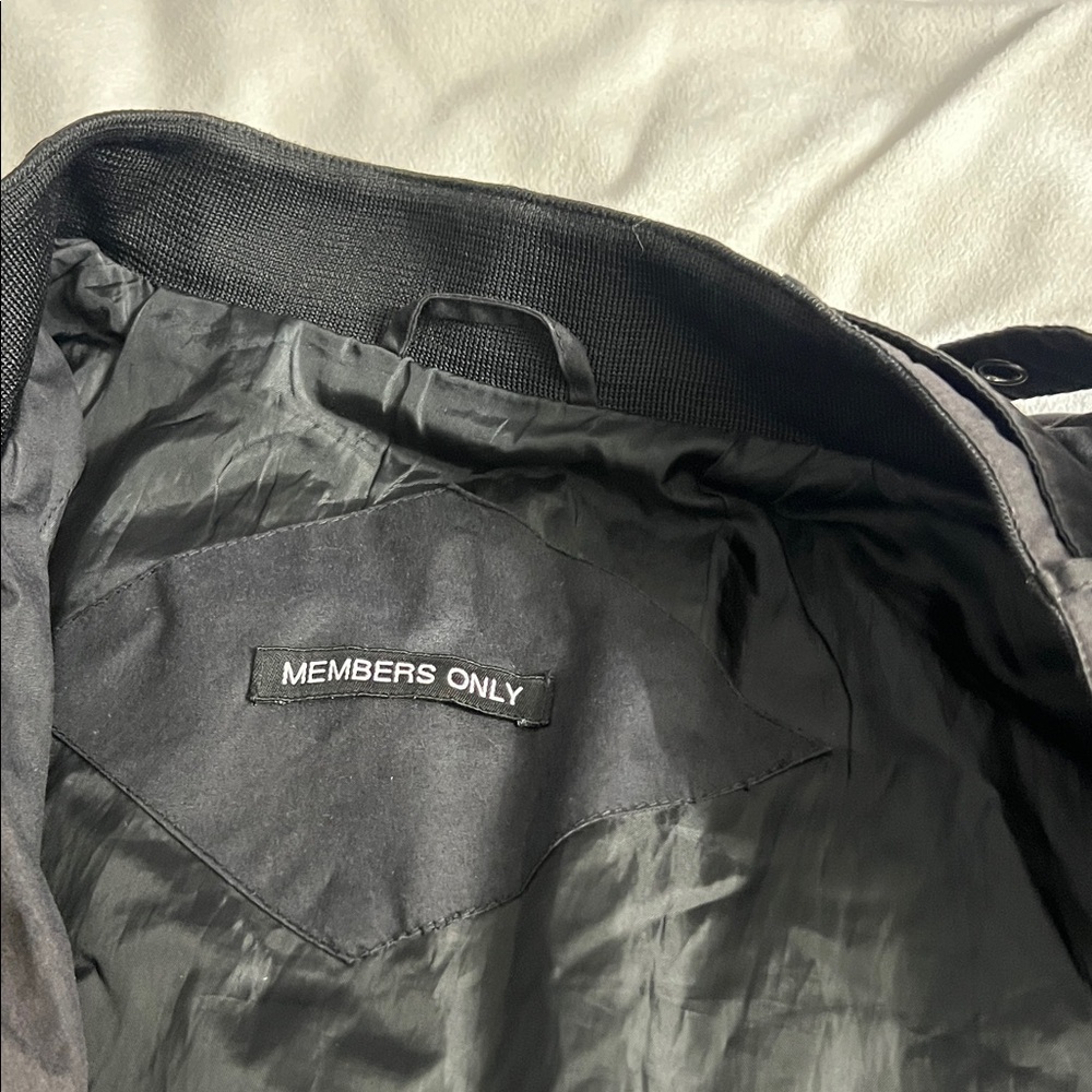 Members Only Classic Black Jacket - Picture 2 of 7